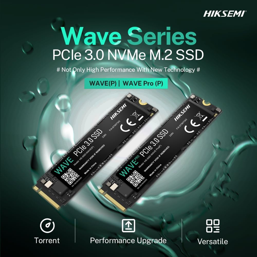 HIKVISION HIKSEMI SSD Wave Pro(P) 512G, PCIe Gen 3 x 4, NVMe